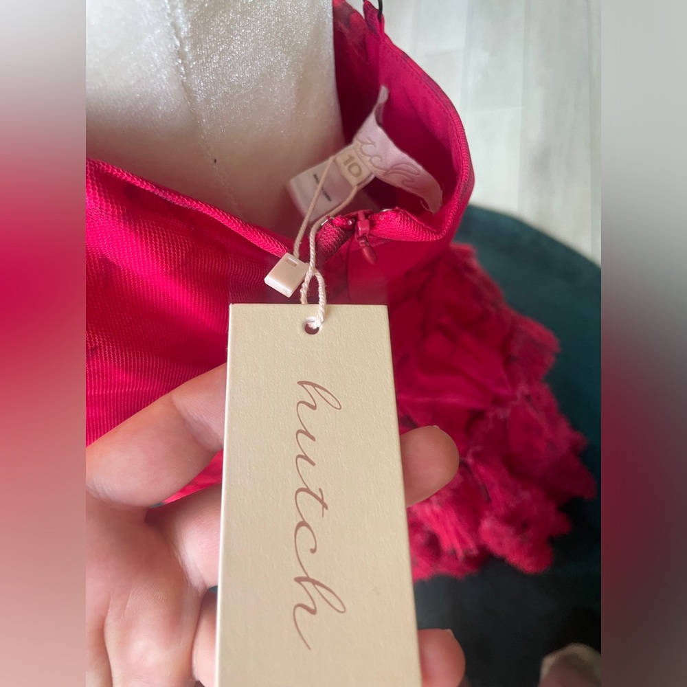 NWT Hutch Freya Sleeveless Tiered Tulle Maxi Dress - Picture 8 of 9